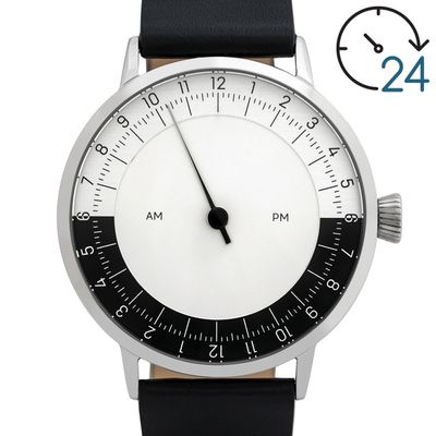 24-hour single hand watch Svalbard Noonday AA17