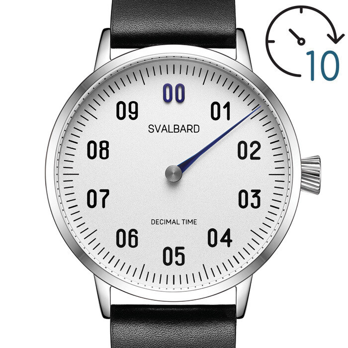 [PRE-ORDER] 10-hours decimal single hand watch Svalbard Decimal AA51