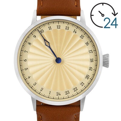 [PRE-ORER] 24-hour single hand watch Svalbard Solfestuka AA14A