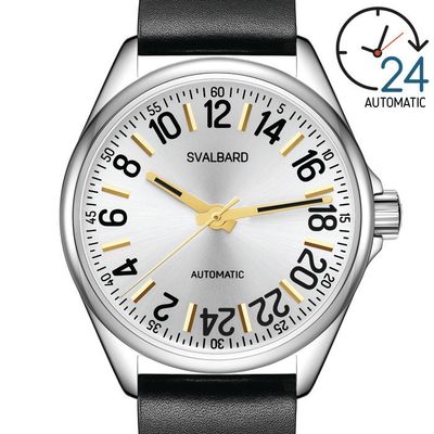 24-hour automatic watch Svalbard Solstråle GH26