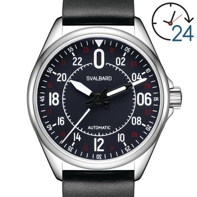 24-hour automatic watch Svalbard Tundra GH27