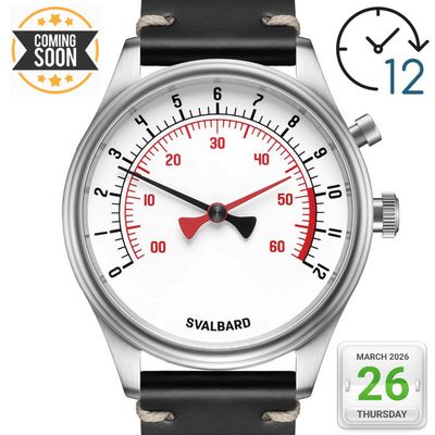 Double retrograde watch Svalbard Time Travel HX17