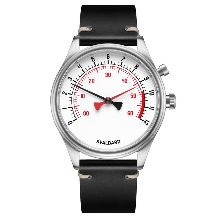 Double retrograde watch Svalbard Time Travel HX17