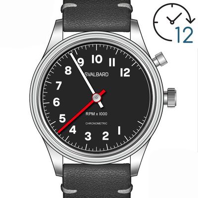 Double retrograde watch Svalbard Time Travel HX22 Double retrograde watch Svalbard Time Travel HX22