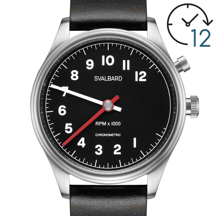 Double retrograde watch Svalbard Time Travel HX22