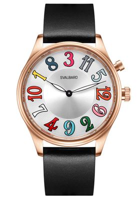 Crazy jump hour watch Svalbard Time Travel HX23A