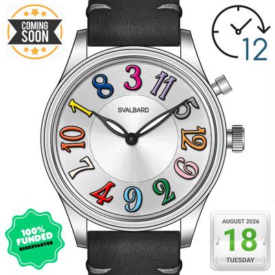 [PRE-ORDER] Crazy jump hour watch Svalbard Time Travel HX23
