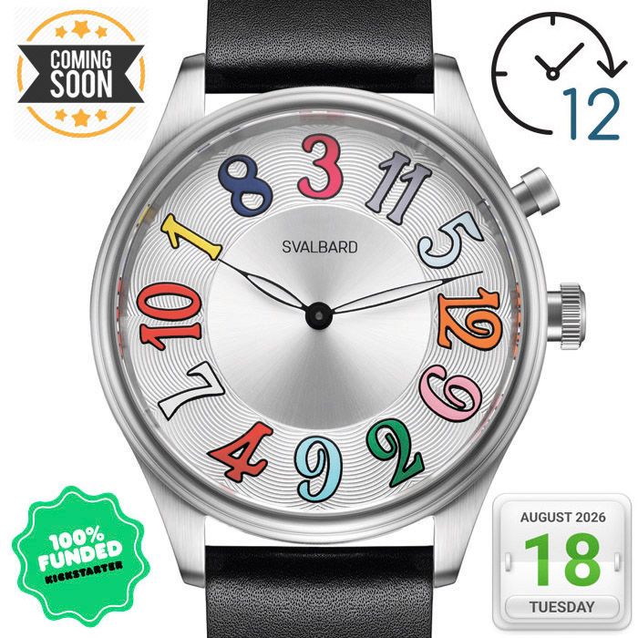 [PRE-ORDER] Crazy jump hour watch Svalbard Time Travel HX23