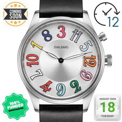 [PRE-ORDER] Crazy jump hour watch Svalbard Time Travel HX23