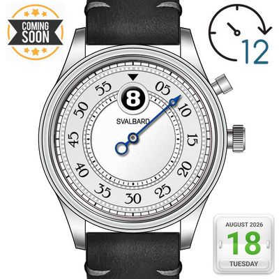 [PRE-ORDER] Jump hour watch Svalbard Time Travel HX21
