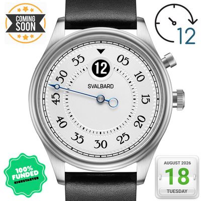 [PRE-ORDER] Jump hour watch Svalbard Time Travel HX21