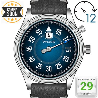 Jump hour watch Svalbard Time Travel HX18