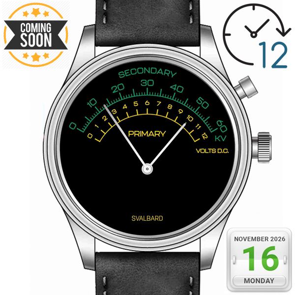 Double retrograde watch Svalbard Time Travel HX25A