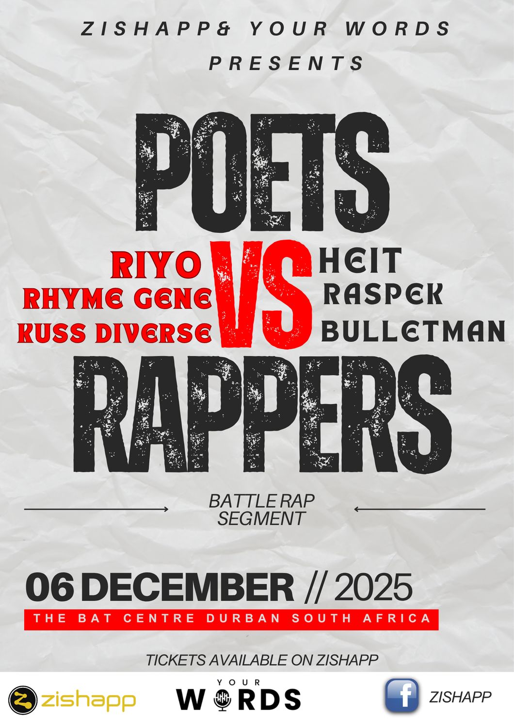POETS vs RAPPERS - eTicket