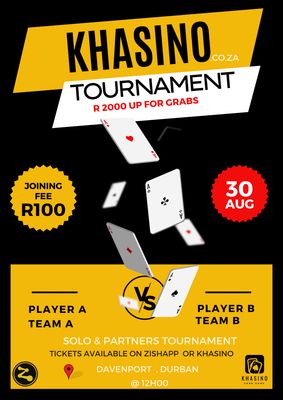 Khasino Tournament e-ticket