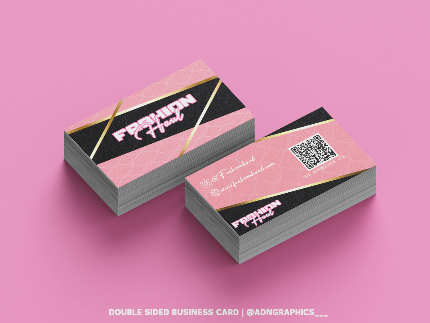Double sided business cards