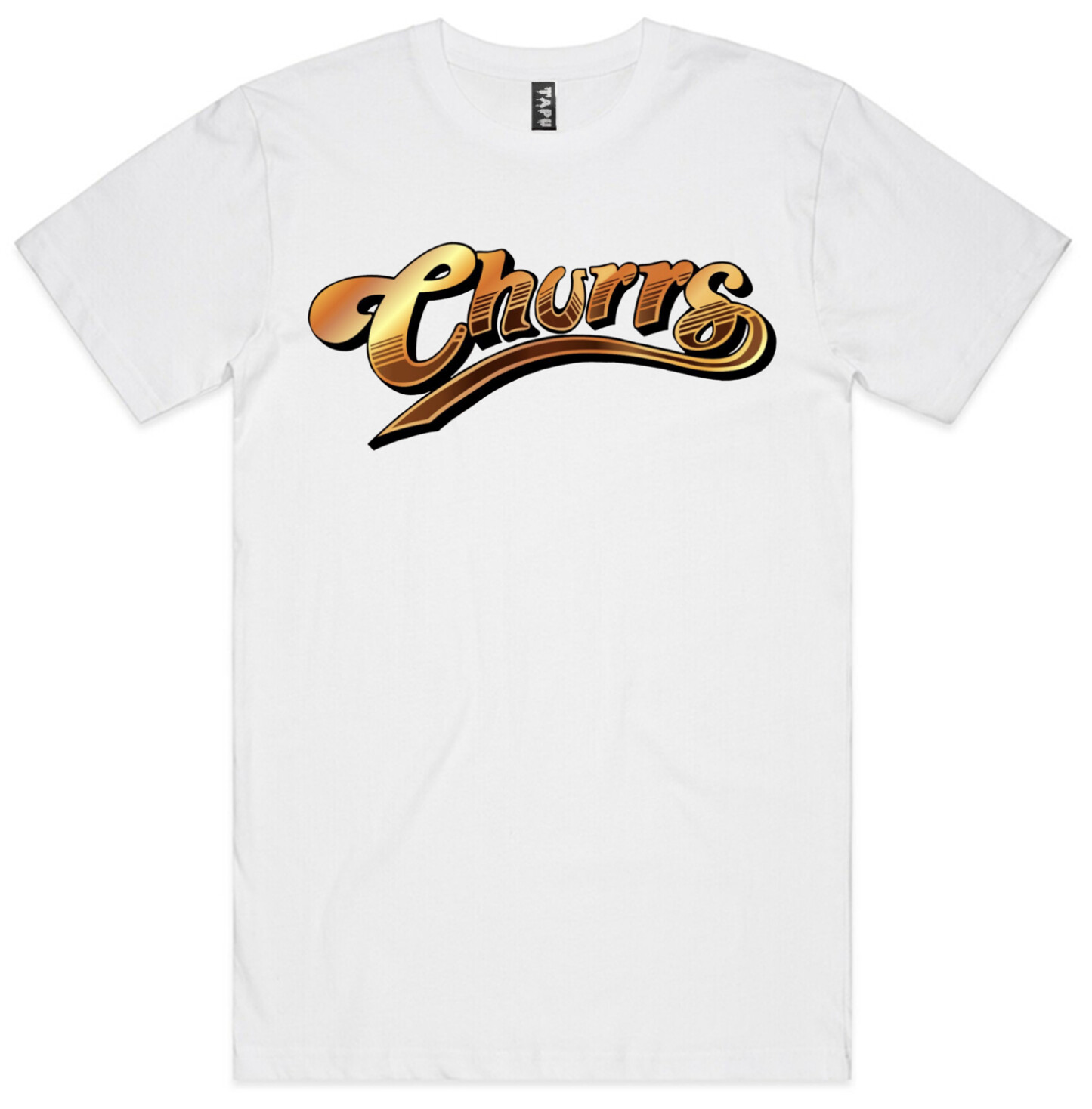 Churrs Tee (ma = white), Size: Lrg
