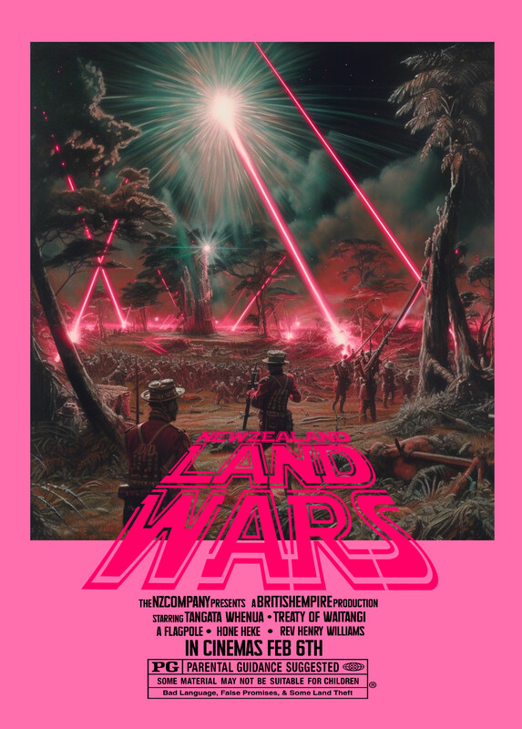 A1 SIZE - NZ LAND WARS POSTER