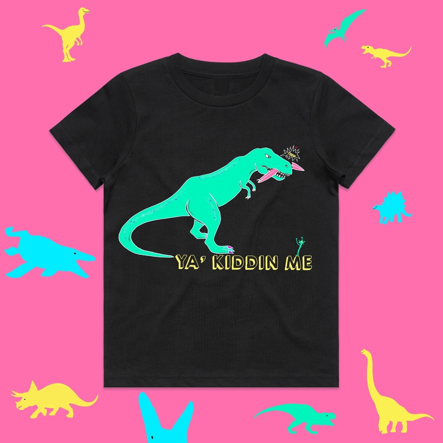 Ya’ KIDDIN Me, Size: 2, Colour: Black