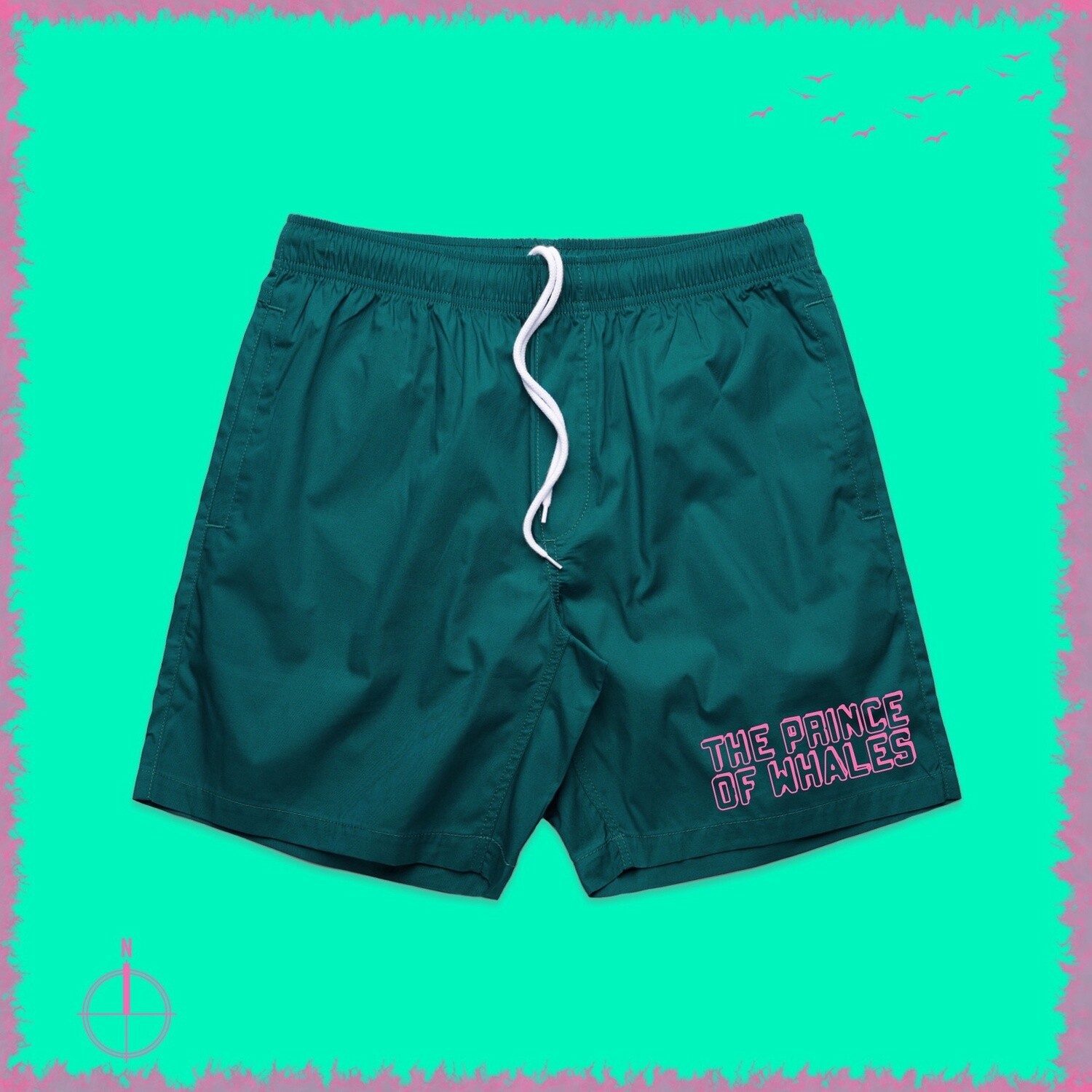 TPOW BEACH SHORTS, Size: 38, Colour: Atlantic
