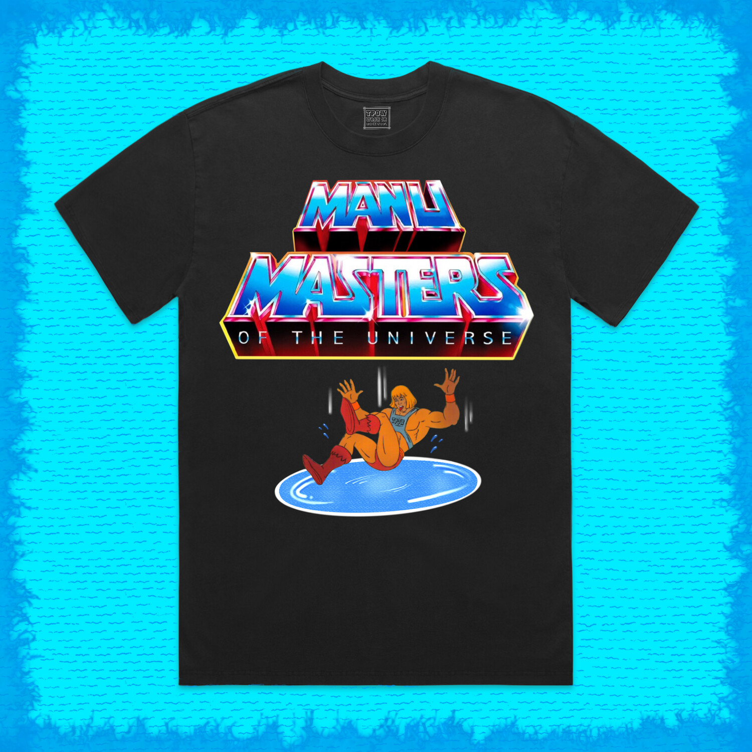 MANU MASTERS, Colour: BLACK, Graphic Style: HE-MAN, Size: 3XL