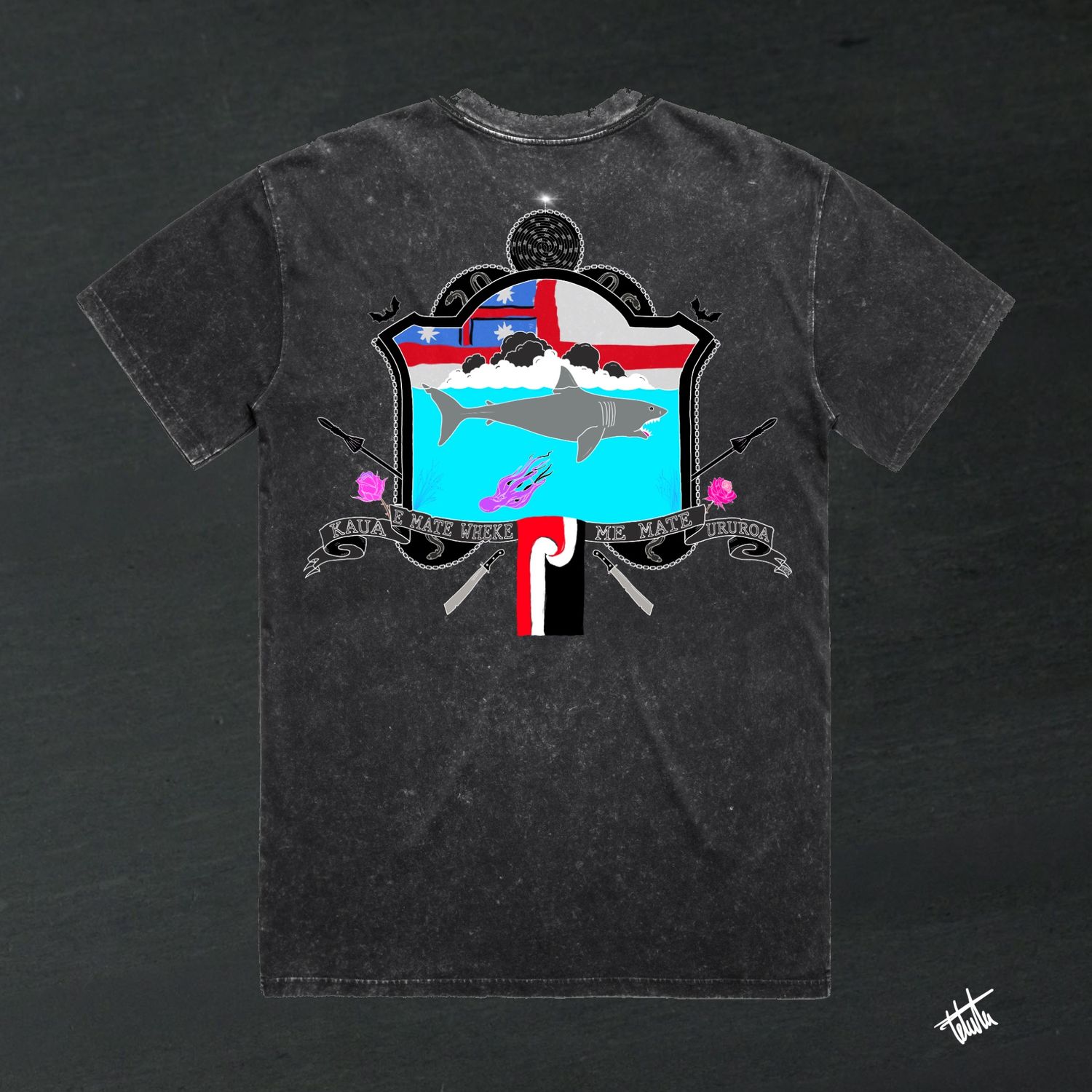 NO QUIT ... BE LIKE SHARK 🦈, Size: 3XL, Colour: Black