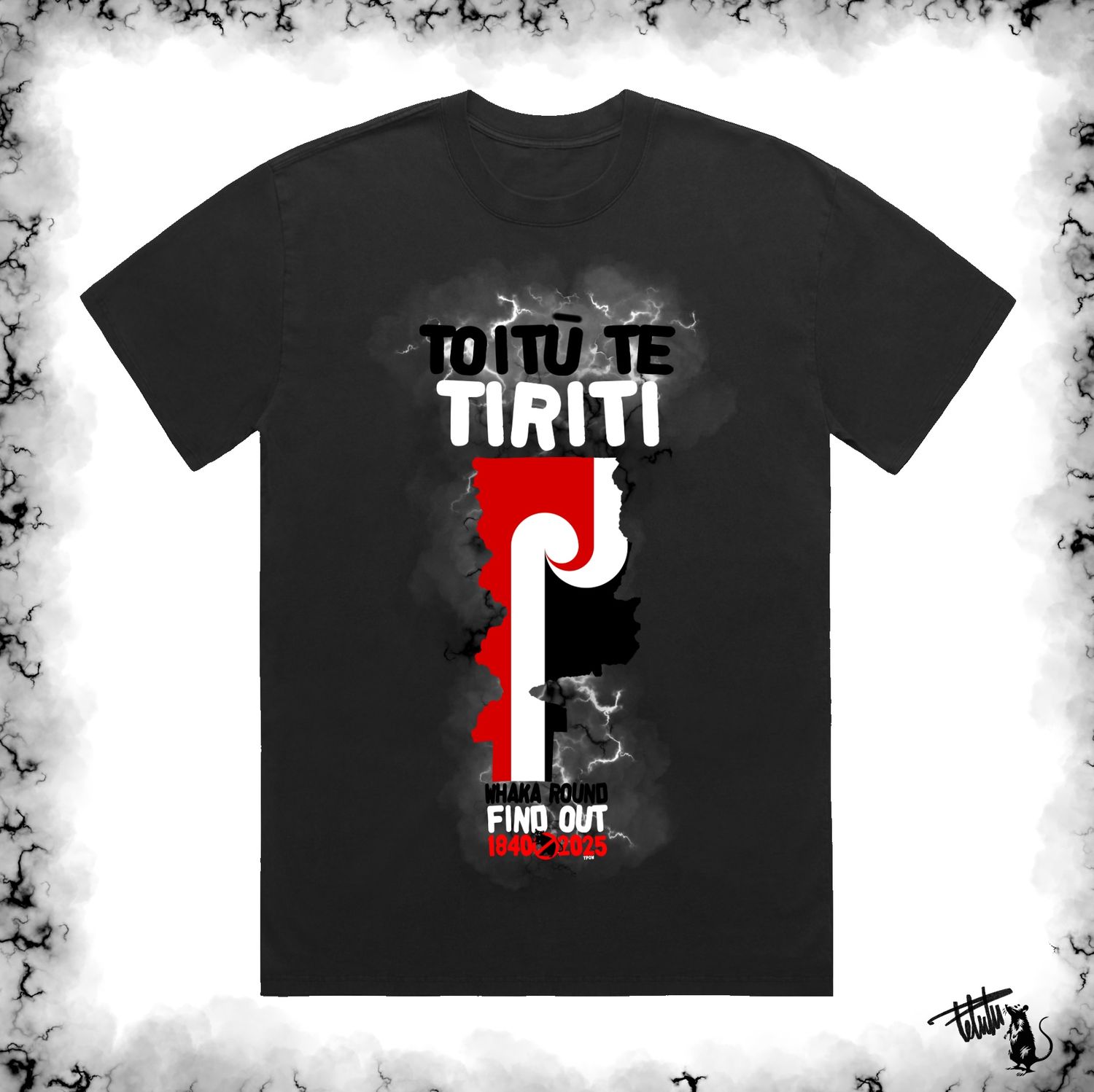 WHAKA ROUND ... FIND OUT 🐀, Size: 3XL, Colour: Black