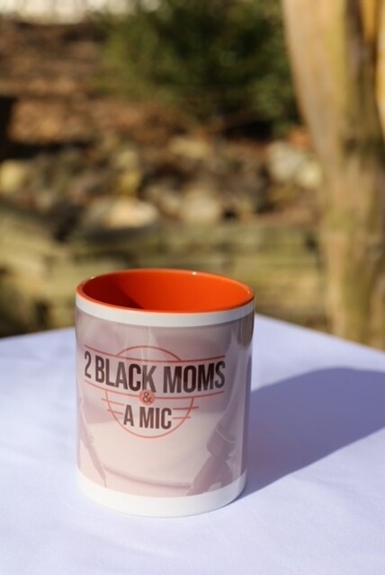 2 Black Moms Website Logo Mug