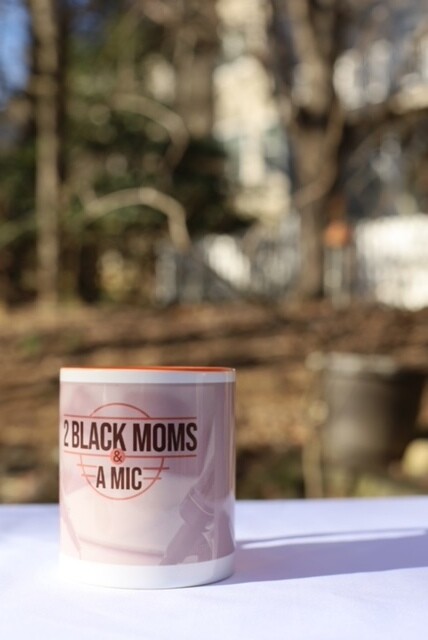 2 Black Moms Website Logo Mug