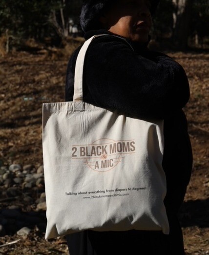 2 Black Moms Cotton Tote Bag