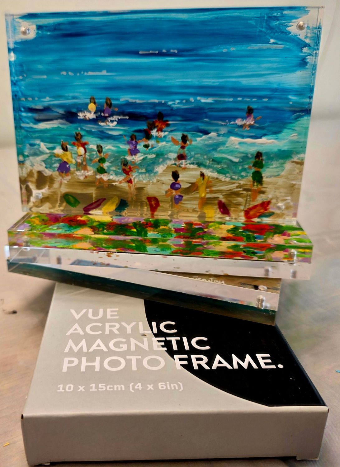Acrylic mini vue frames by Jen Jay Art