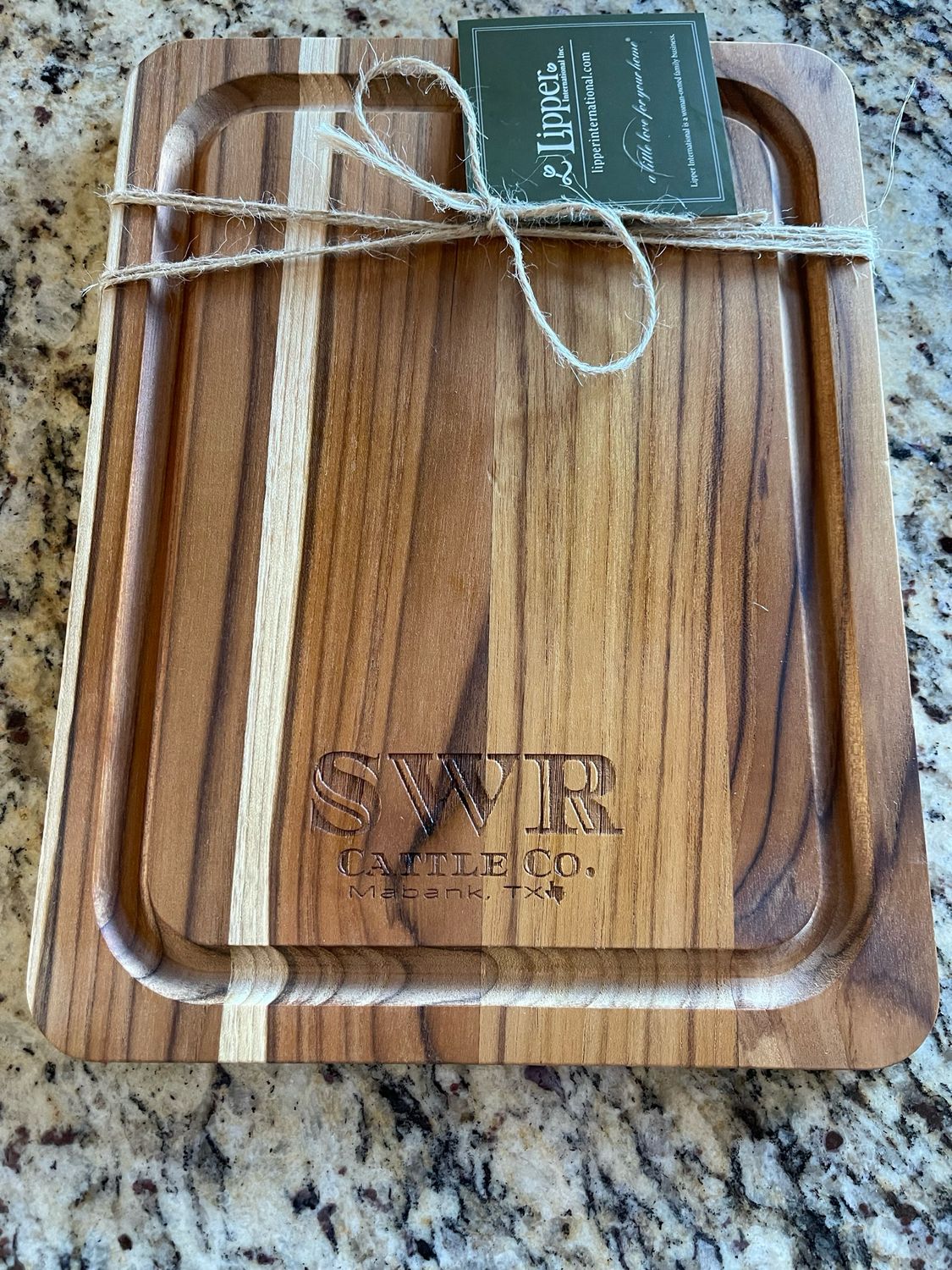 Teak Wood - Edge Grain Steak Cutting Board