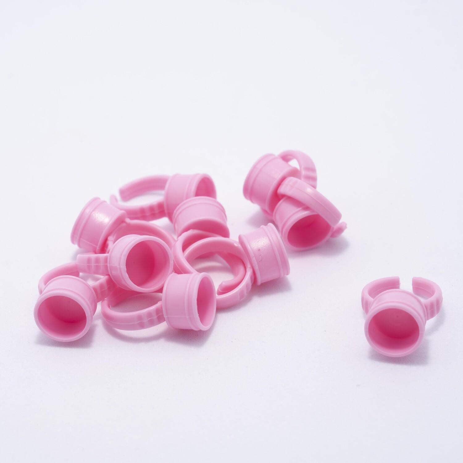Glue Rings - Pink, Style: Deep  Finger Rings (10 units)