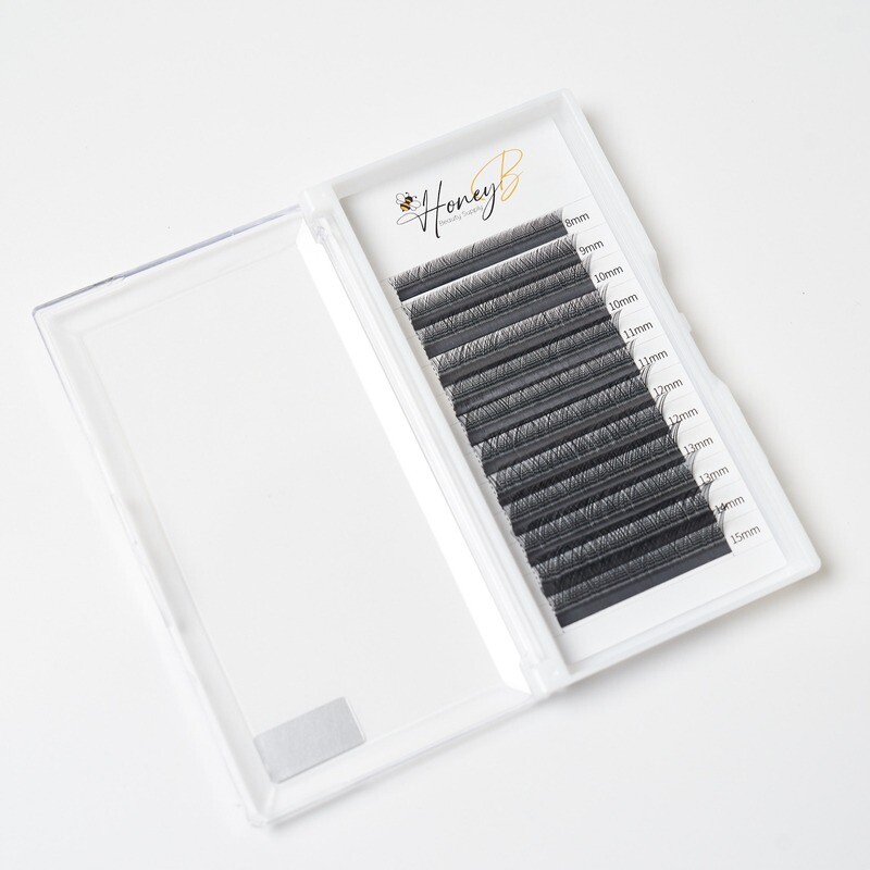 W3D - Clover Lashes - Mixed Trays - 0.07mm