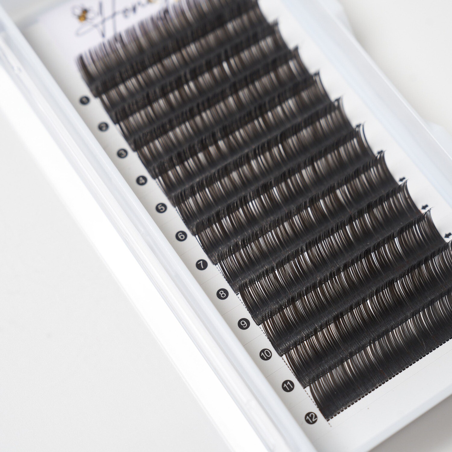 Ellipse Flat Split End Lash Extensions C Curl