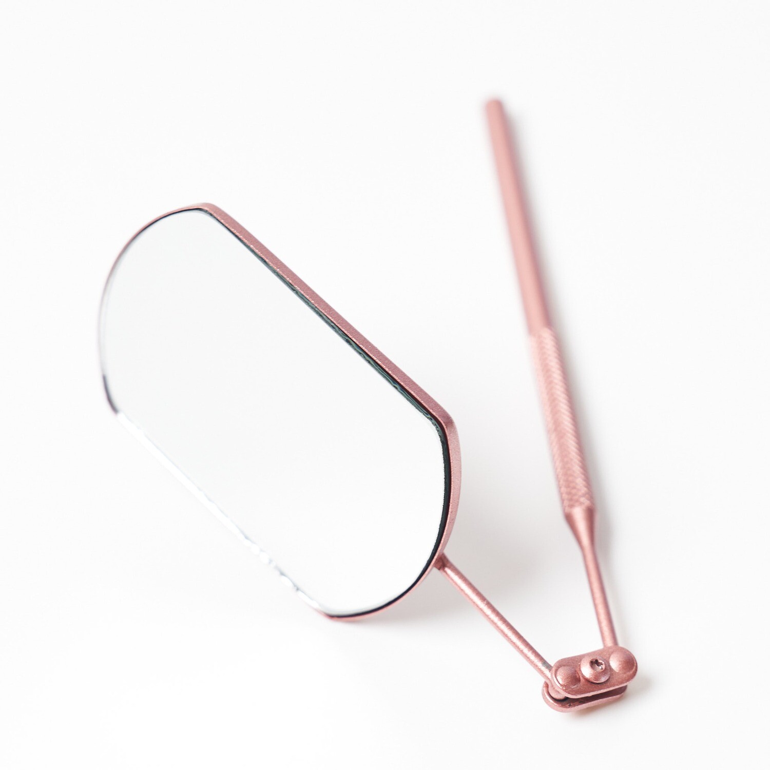 Foldable Sqaure Lash Mirror, Colour: Rose Gold Mirror