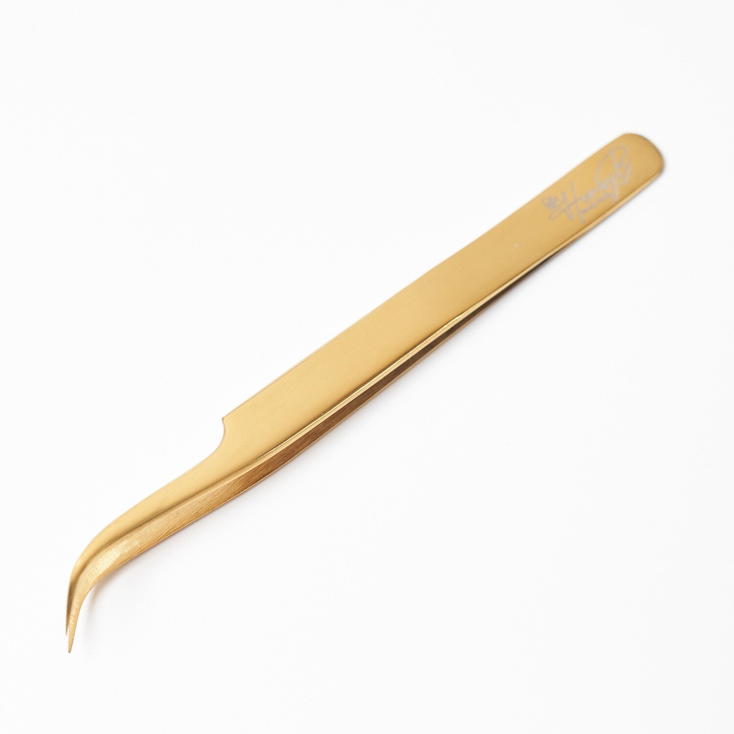 Gold 45 Degree Angle Tweezers