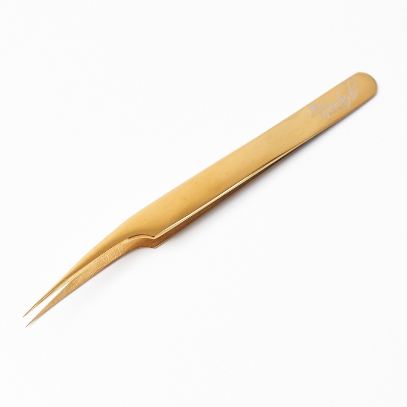 Gold Straight Tweezers