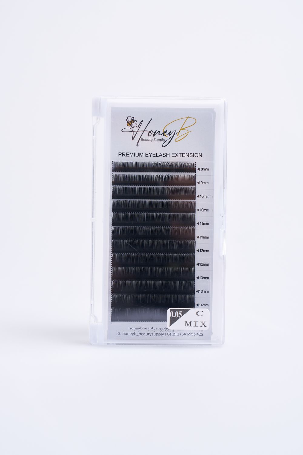 Volume Lashes - C Curl - Mixed Tray 0.05mm