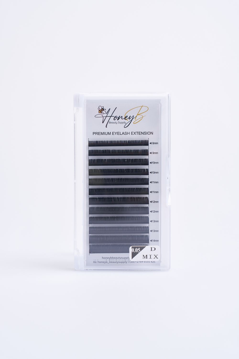 Volume Lashes - D Curl - Mixed Tray 0.05
