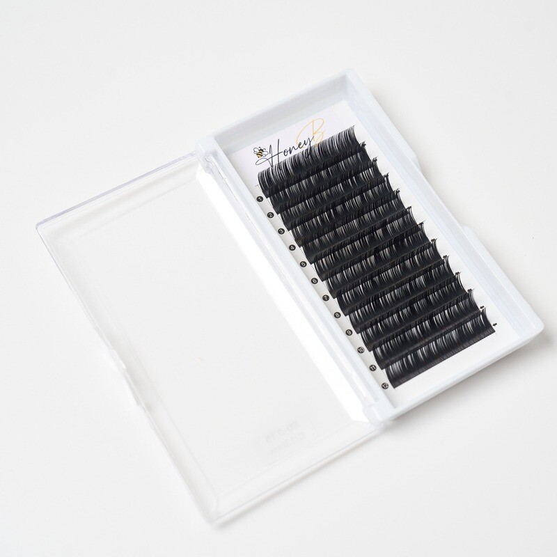 Honey B Classic Lash Extensions - C Curl - 0.15mm