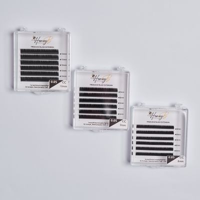 Volume Lashes: CC Curl - 0.05mm - Half tray