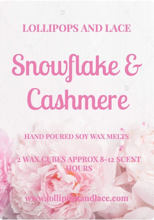Snowflake &amp; Cashmere Wax Melt