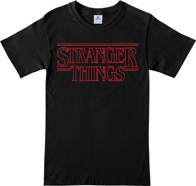 Remera Stranger Things - Logo Rojo