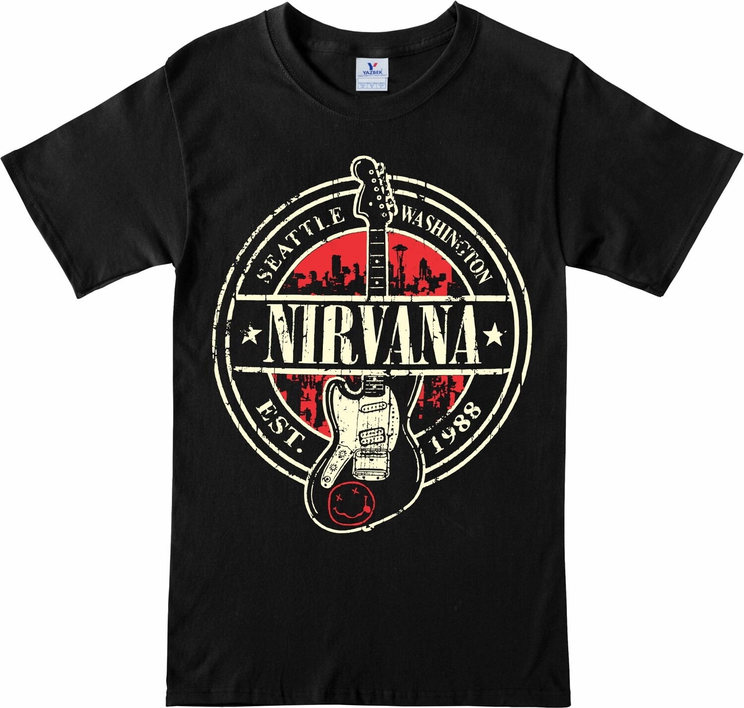 Remera Nirvana Guitarra