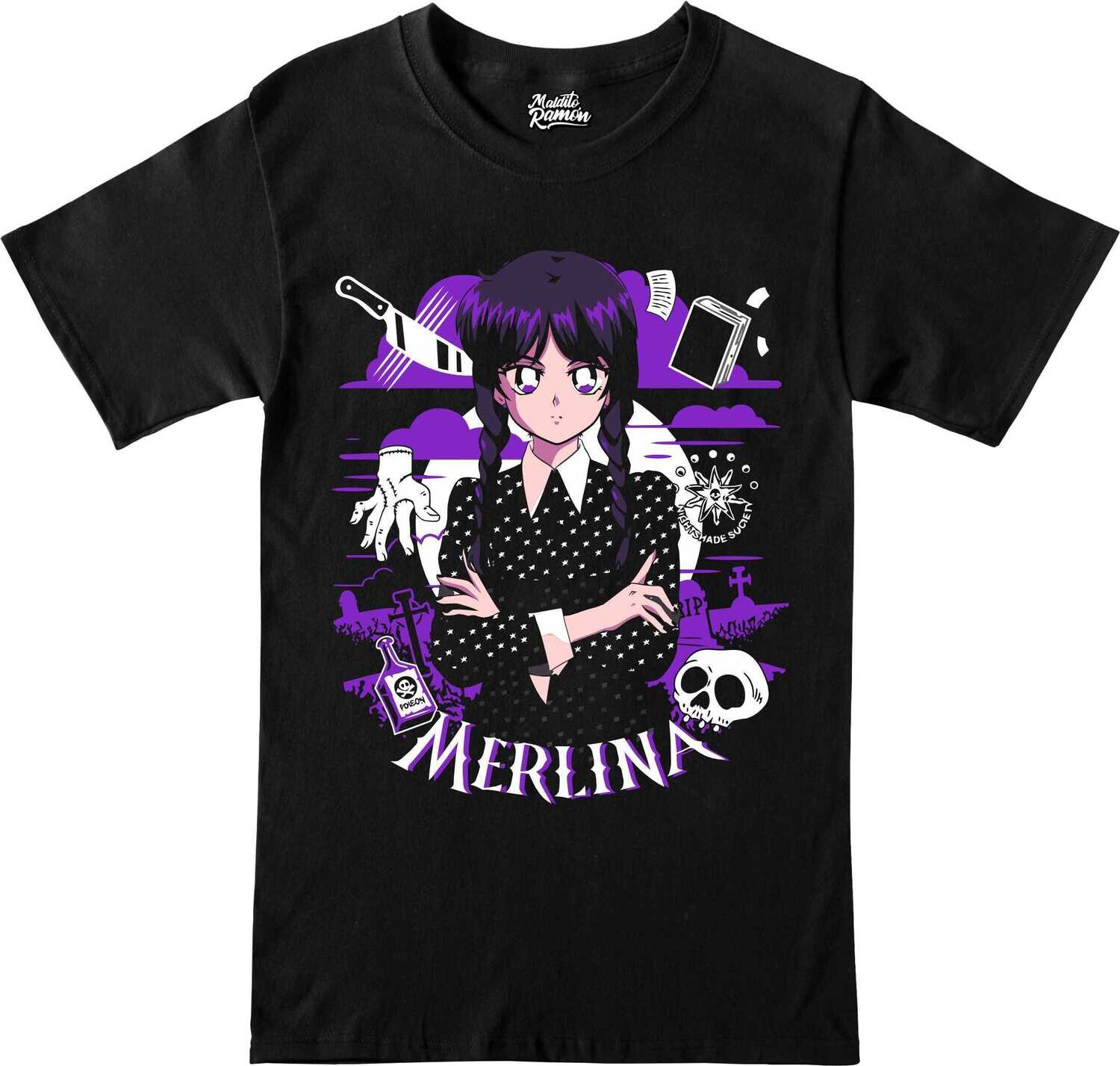 Remera Merlina - Anime