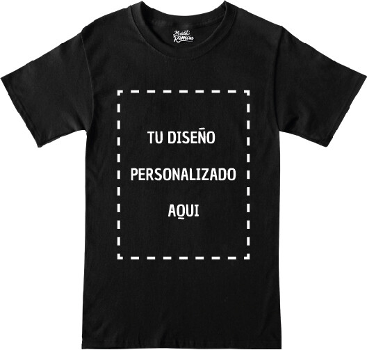 Remera personalizada - Frente y espalda