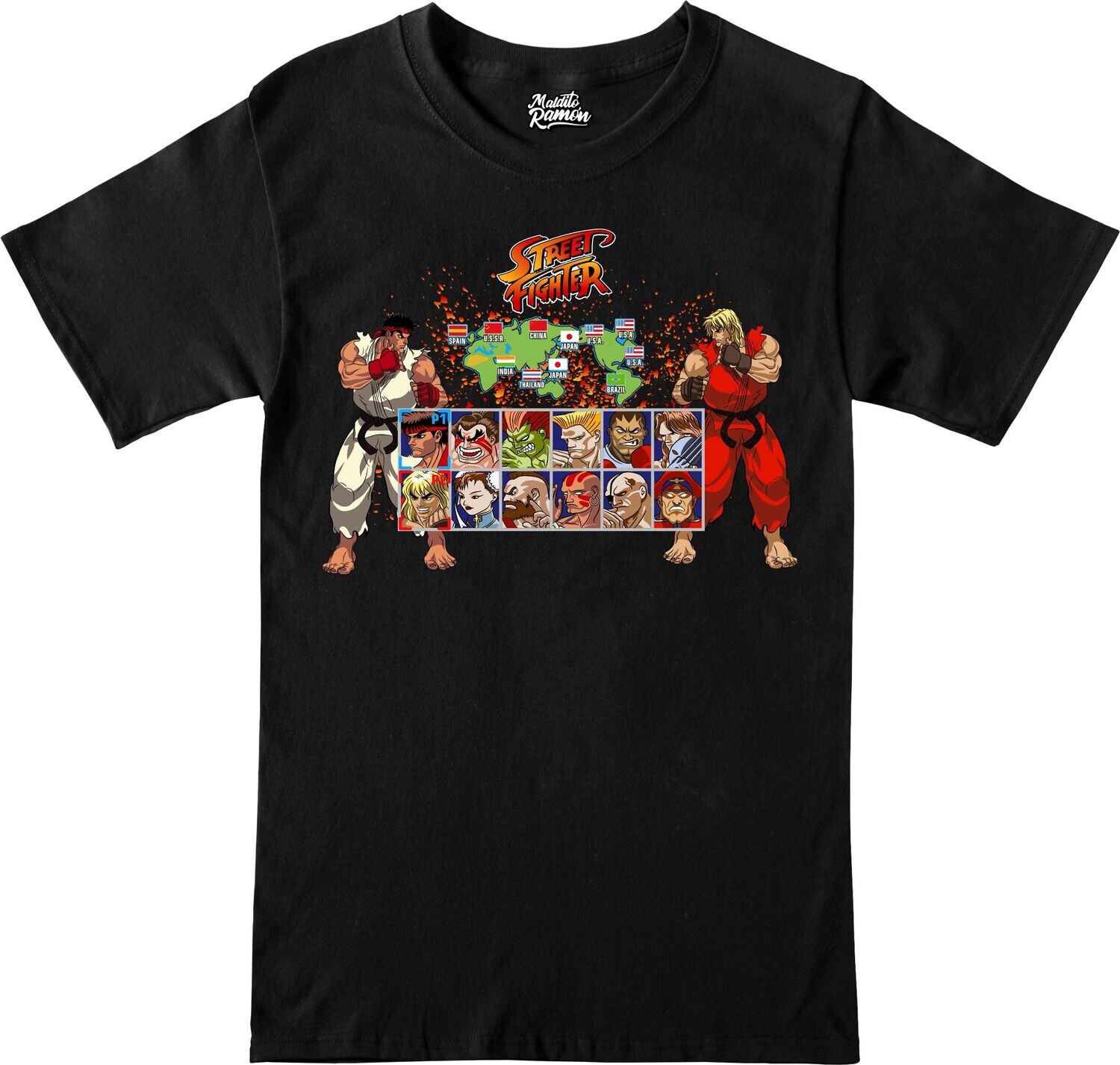 Remera Street Fighter