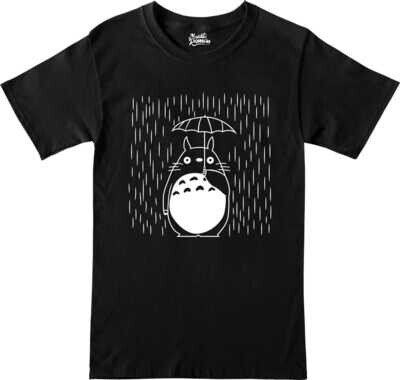 Remera Totoro Lluvia - Studio Ghibli