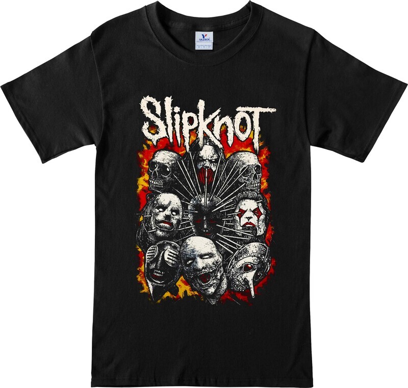 Remera con diseño de Slipknot 100% algodón, Montevideo, Uruguay, envios a todo el país  